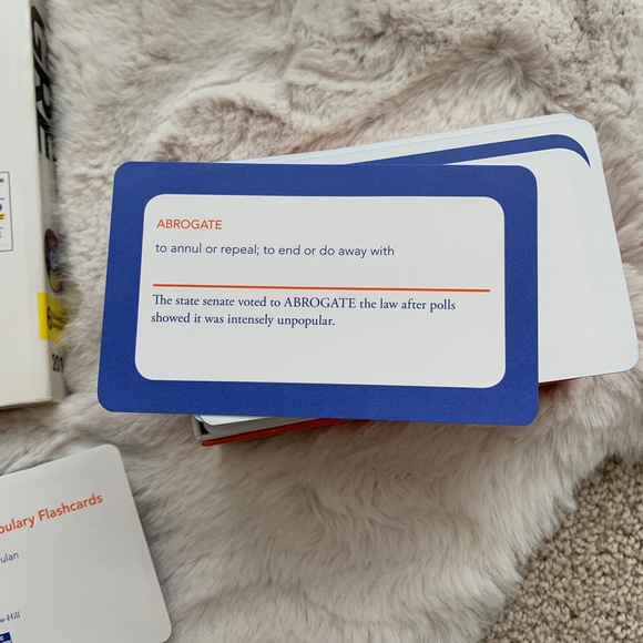 GRE Test Prep Workbook and Flashcards - Picture 7 of 7